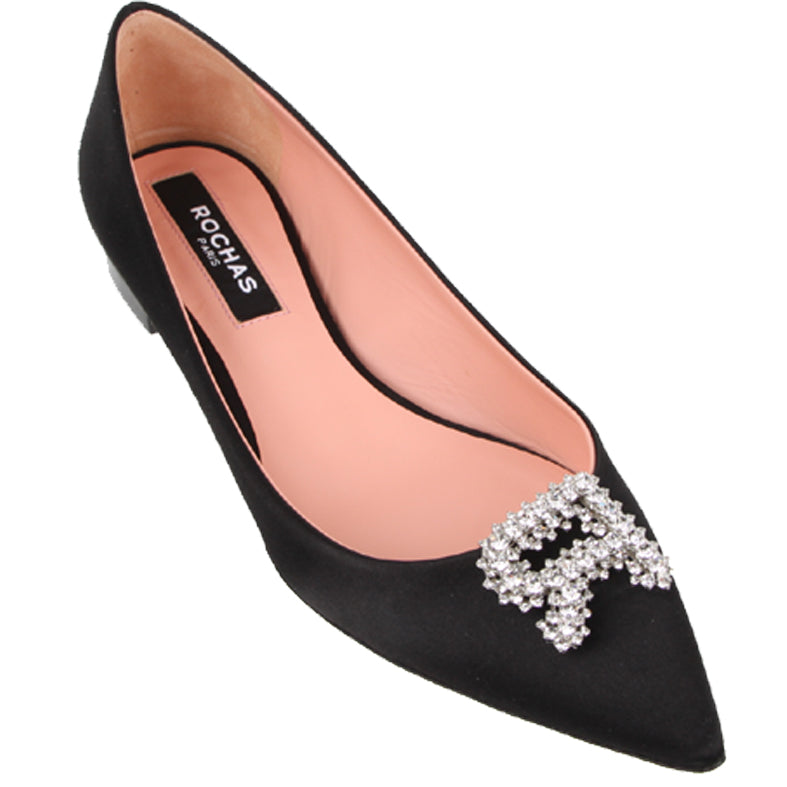 Rochas Ballerina Satin, Black