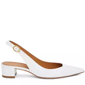 Slingback 40 Lamb, White