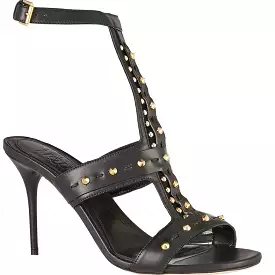 Studded Sandal, Black