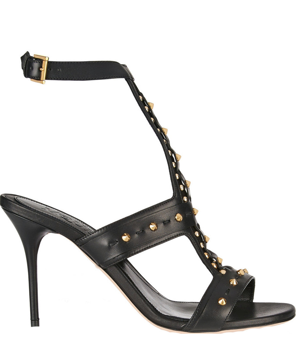 Studded Sandal, Black