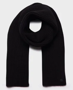 Superdry Studios Premum Wool Blend Scarfs Black