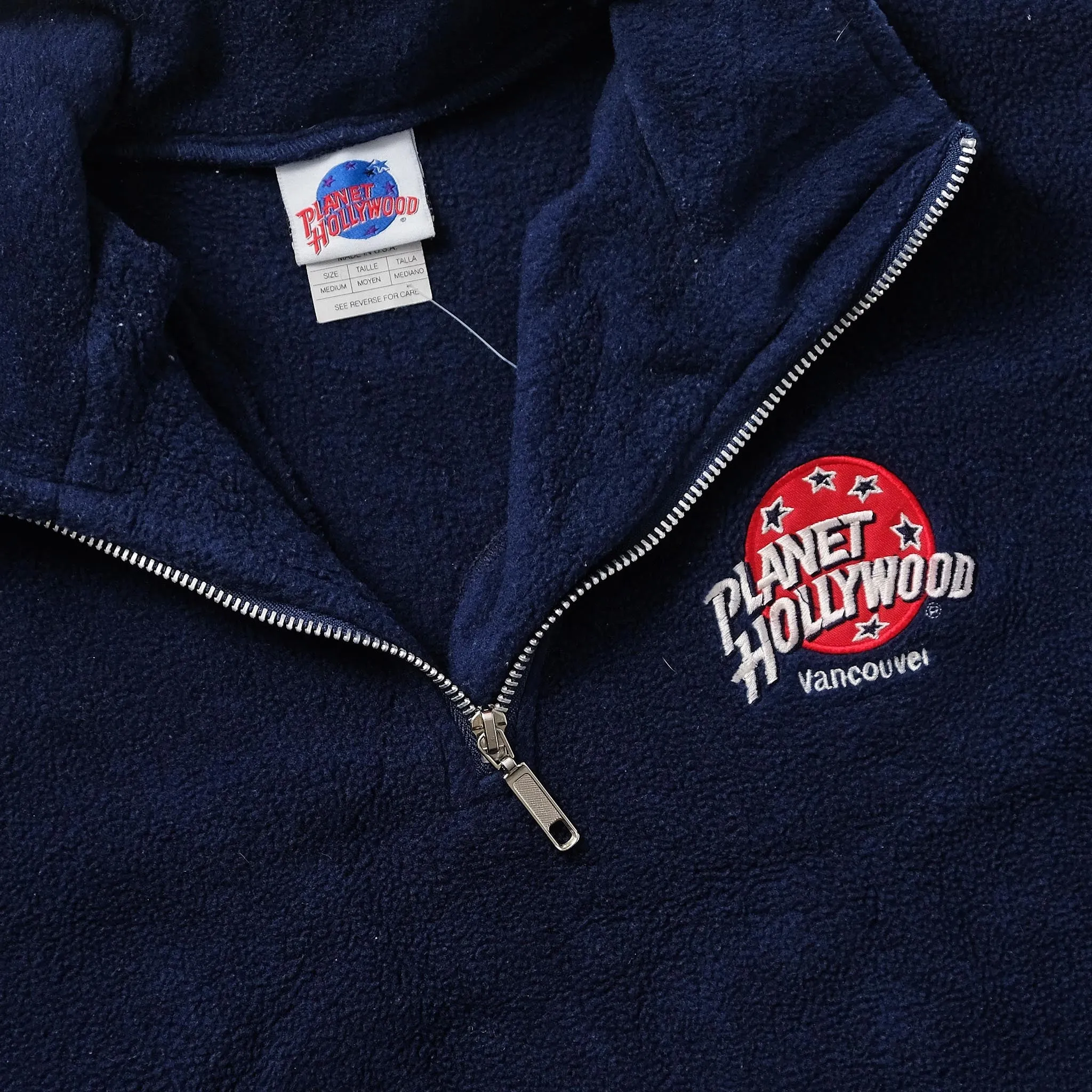 Vintage Planet Hollywood Fleece Medium