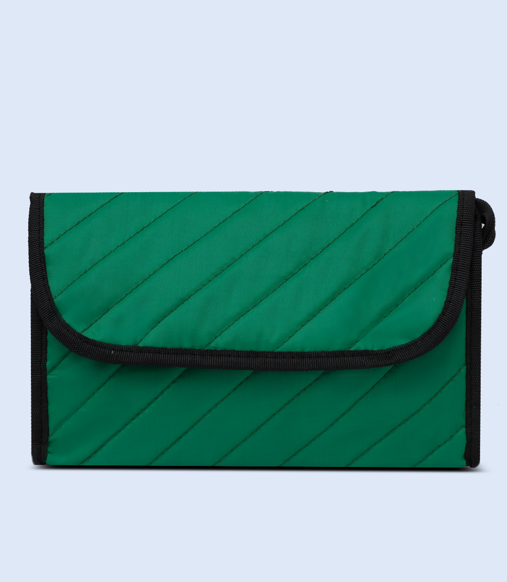 WB2075-GREEN-Women Pouch