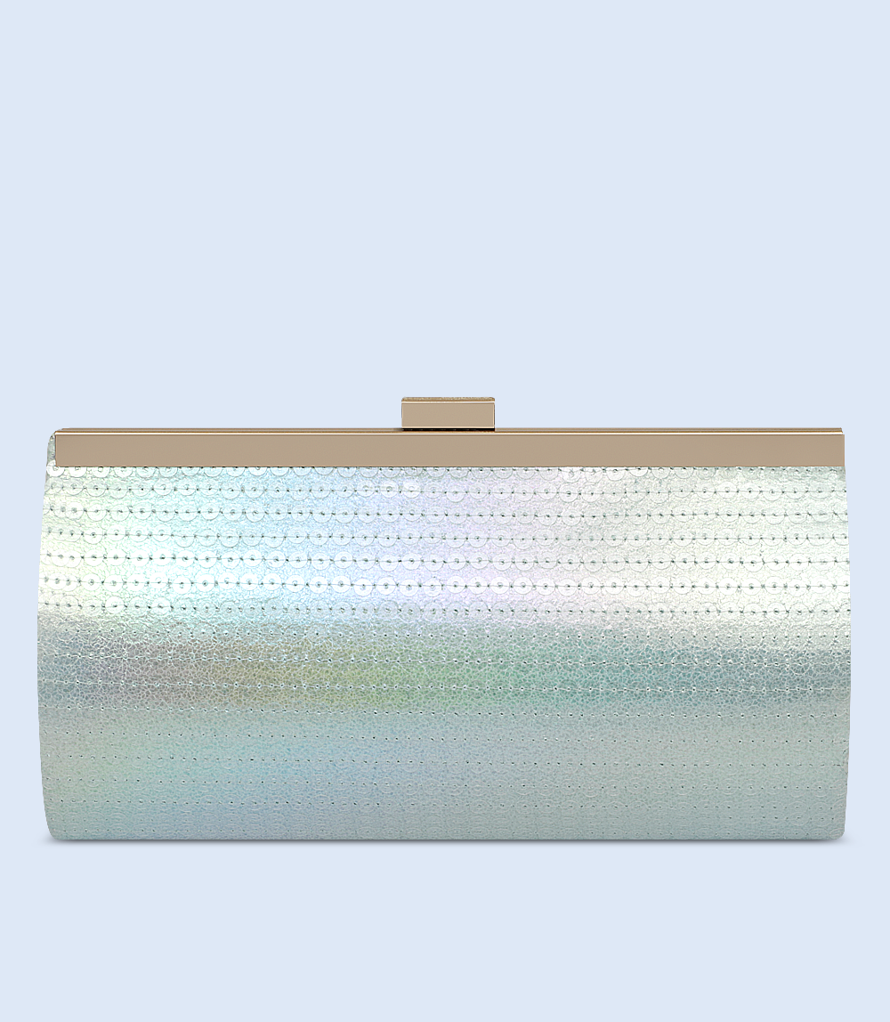 WB2406-AQUA-Women Snazzy Clutch