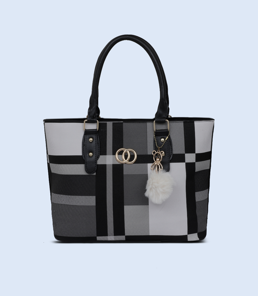 WB2448-BLACK-Women Shoulder Bag