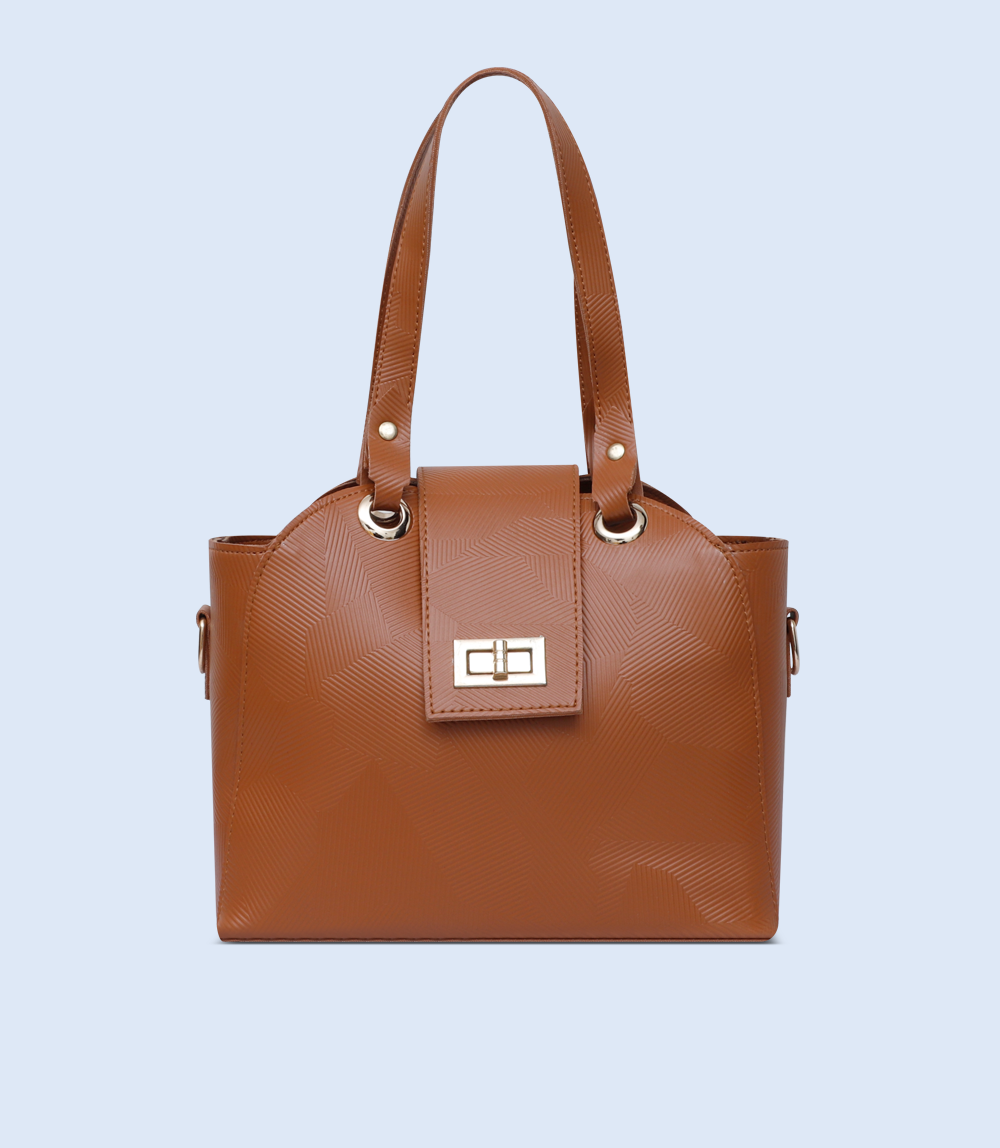 WB2520-TAN-Women Shoulder Bag