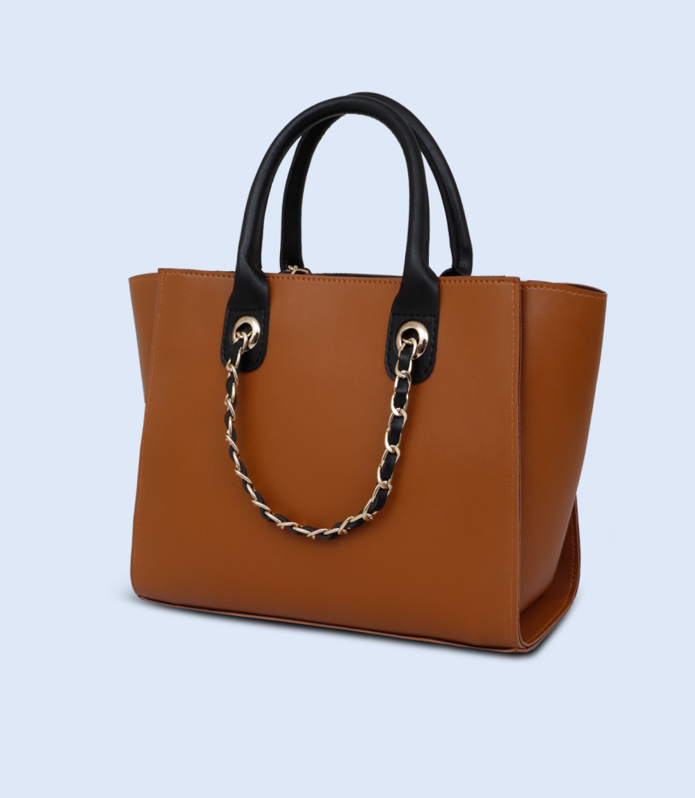 WB2630-TAN-Women Trendy Bag