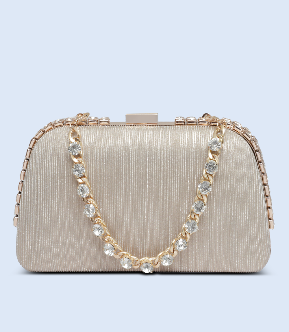 WB2692-GOLD-Women Trendy Bag