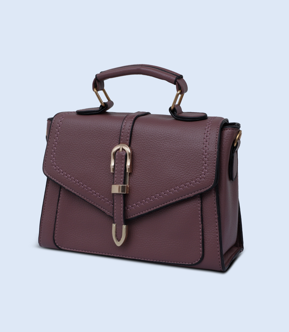 WB2760-PURPLE-Women Boxy Bag