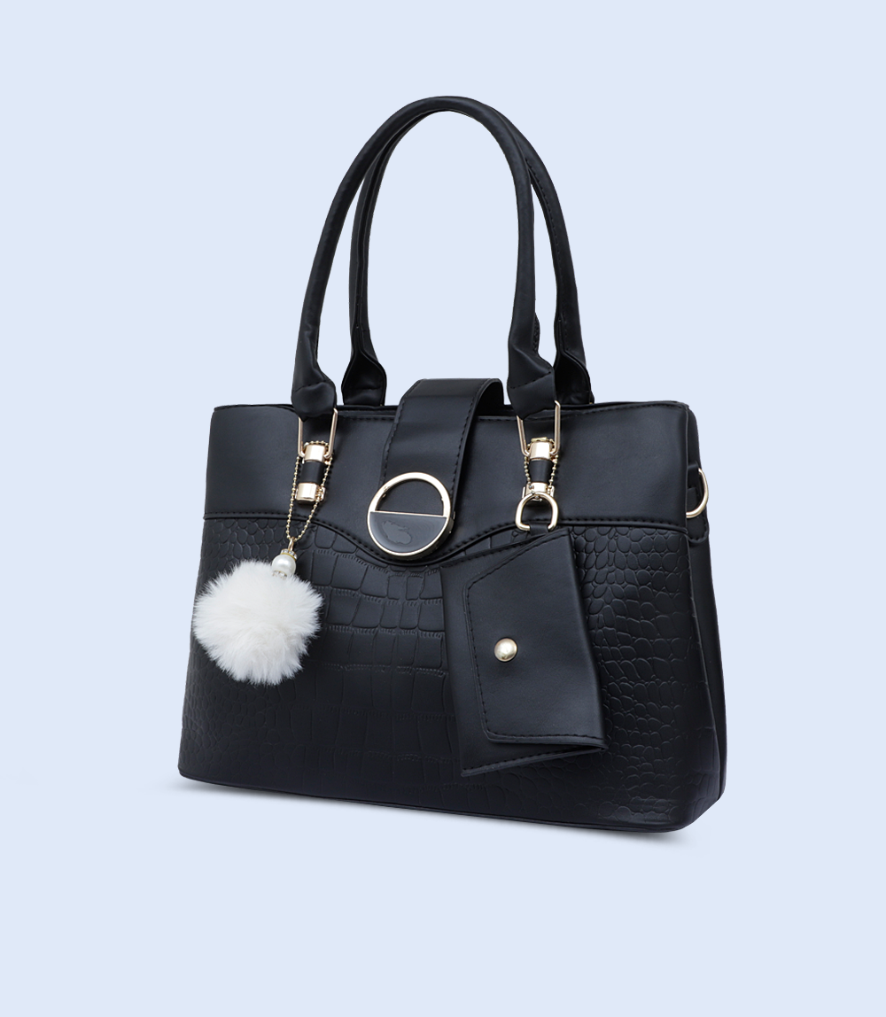 WB2775-BLACK-Women Shoulder Bag