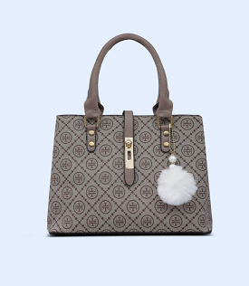 WB2780-BROWN-Women Boxy Bag