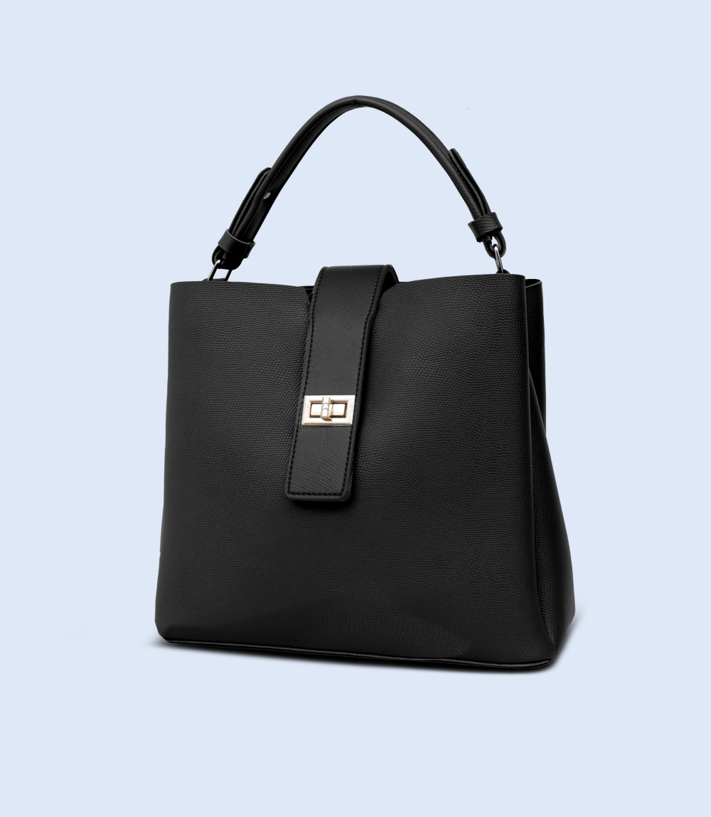 WB2787-BLACK-Women Shoulder Bag