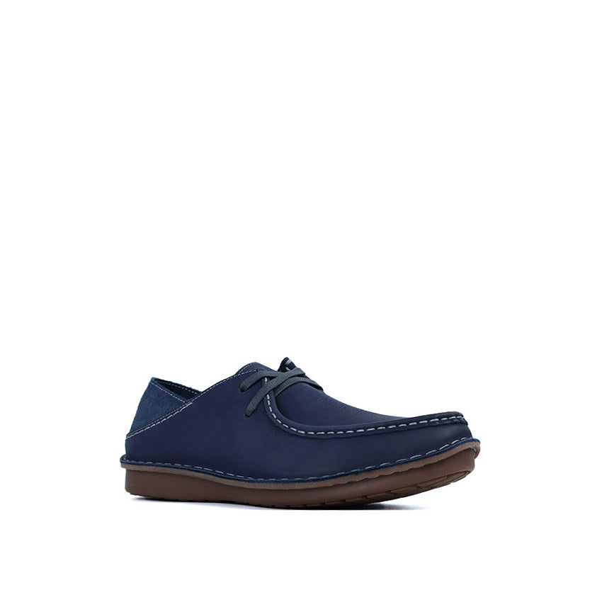 Weaver Wallabee Men's Shoes - Navy Oiled Nubuck