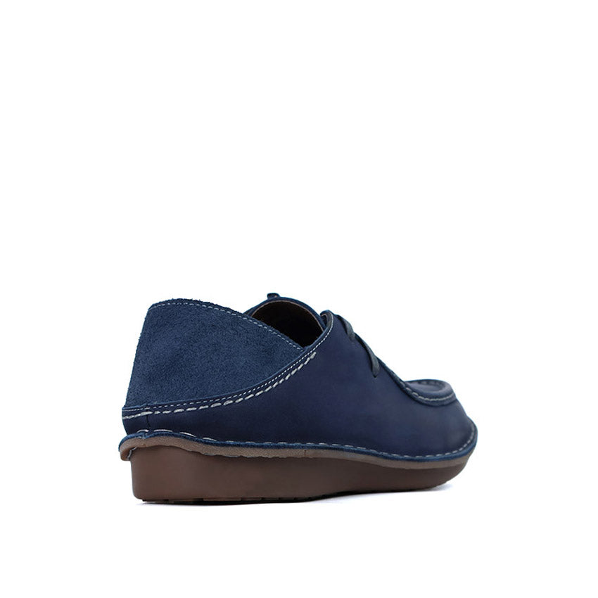 Weaver Wallabee Men's Shoes - Navy Oiled Nubuck