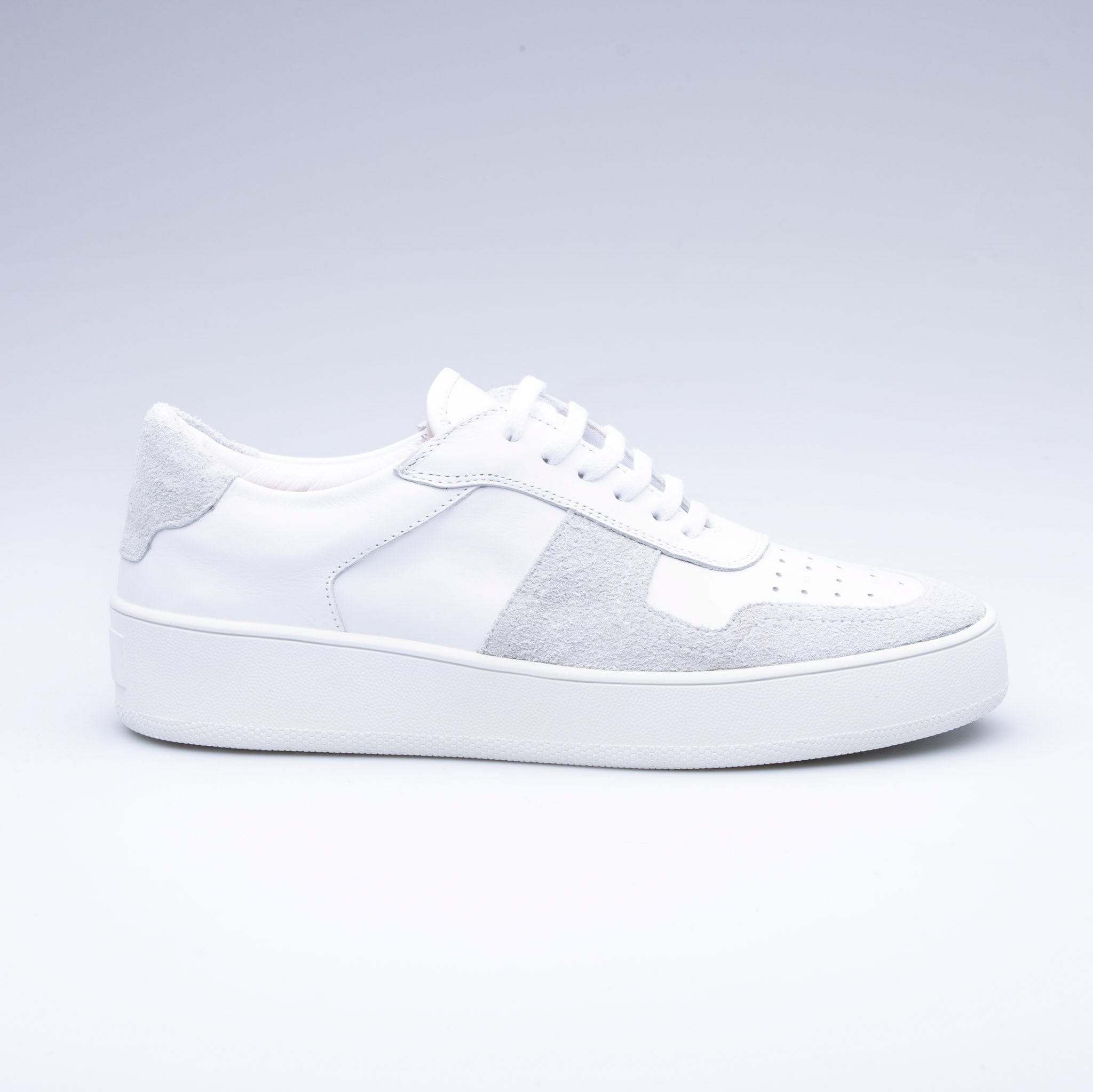 White Faty Casual Shoes