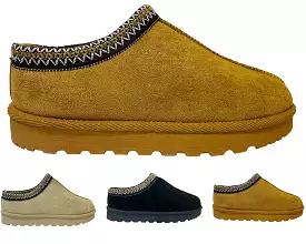 Women's Faux Suede Aztec Flat Sole Shoes