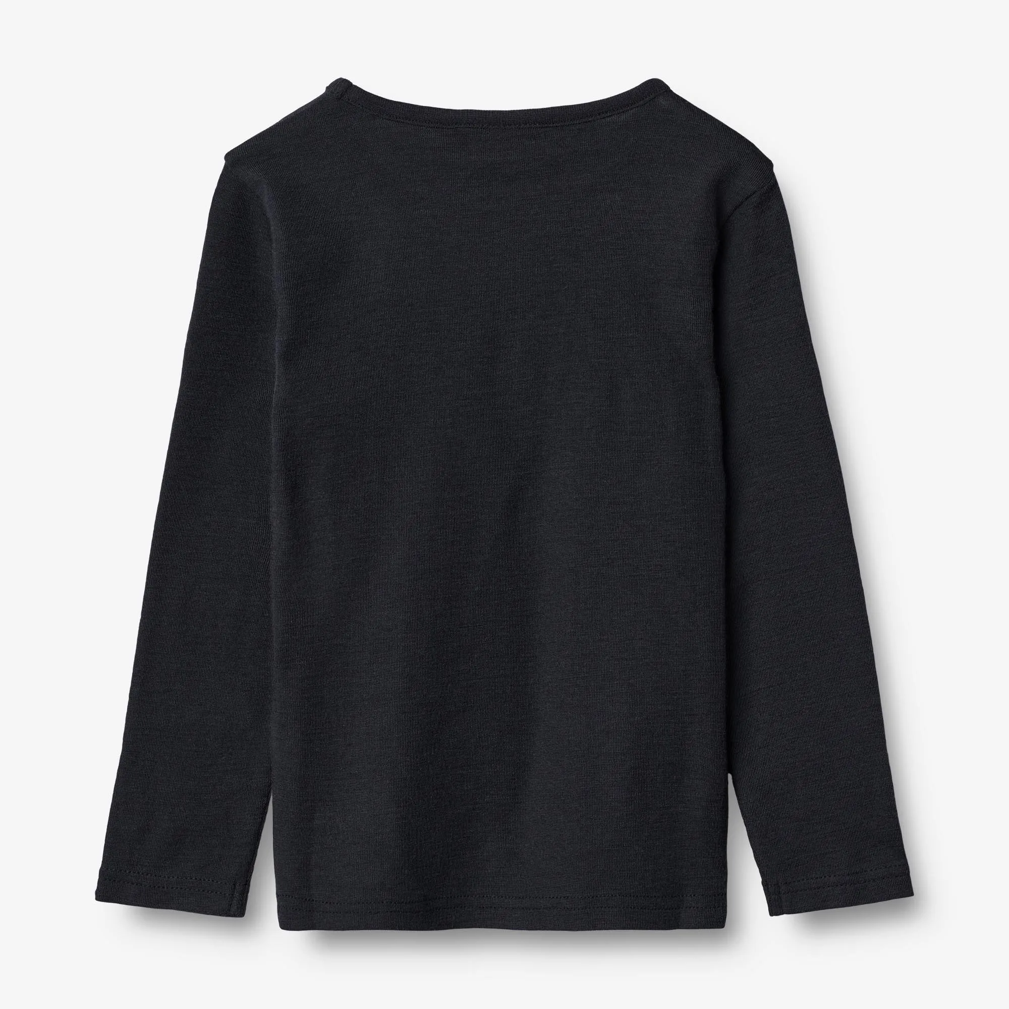 Wool T-Shirt LS - navy